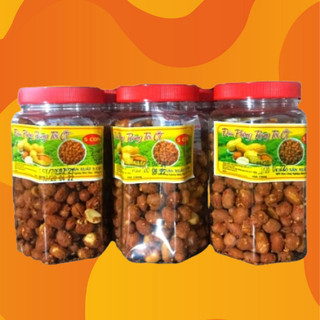 Hộp đậu phộng rang tỏi ớt đồ ăn vặt giòn ngon hấp dẫn giá rẻ