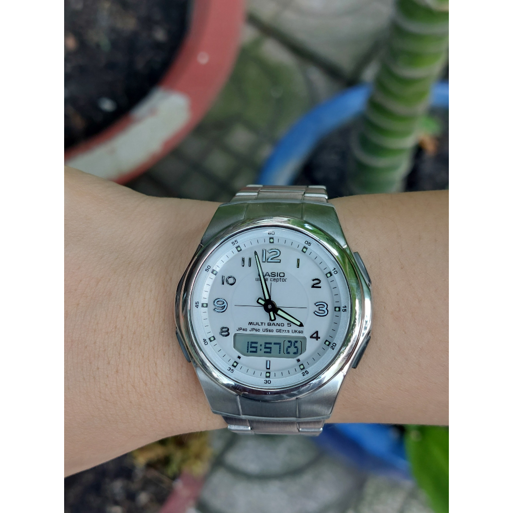 Đồng hồ nam Casio M480 pin năng lượng hàng Si