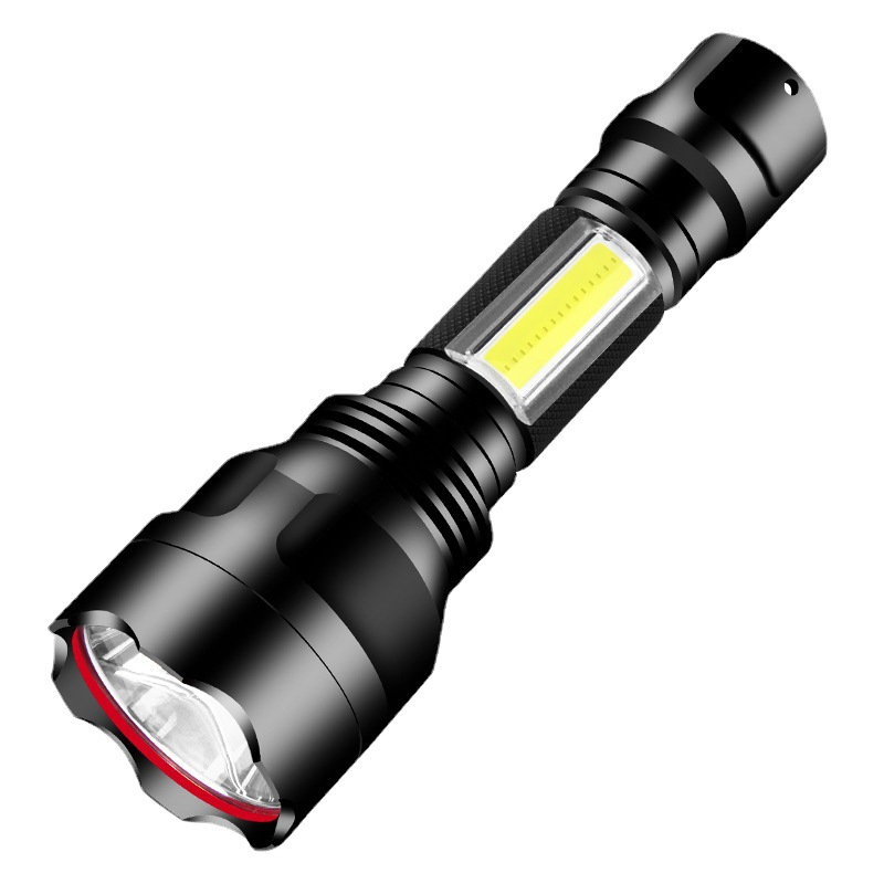 Đèn pin siêu sáng cầm tay ô tô - Đa chức năng chiếu sáng,tự vệ,phá kính,Chiếu sáng xa gần phù hợp đi soi đường,cắm trại