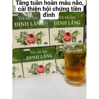 Trà Túi Lọc Đinh Lăng hộp 50 túi nguyên chất