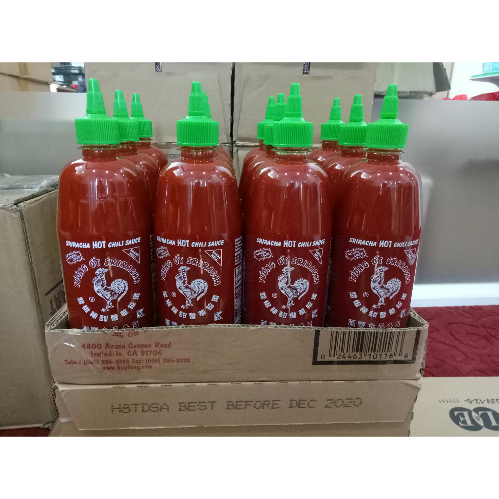 Tương ớt Huy Fong Sriracha 255-481-793g  ăn kiêng giảm cân - không calo , không gluten