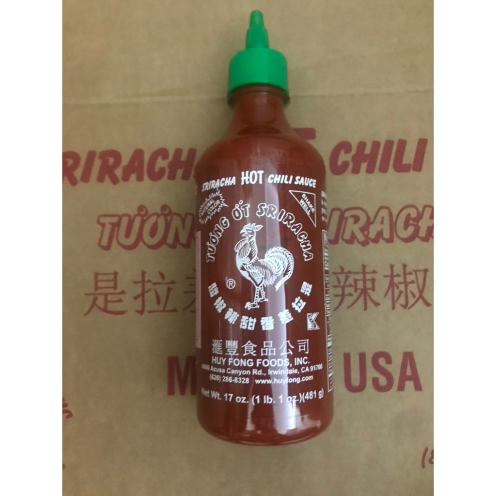 Tương ớt Huy Fong Sriracha 255-481-793g  ăn kiêng giảm cân - không calo , không gluten