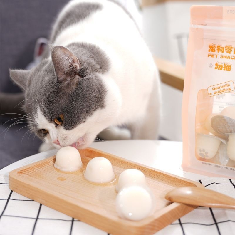 PUDDING SỮA DÊ BỔ SUNG CANXI VÀ DINH DƯỠNG CHO MÈO