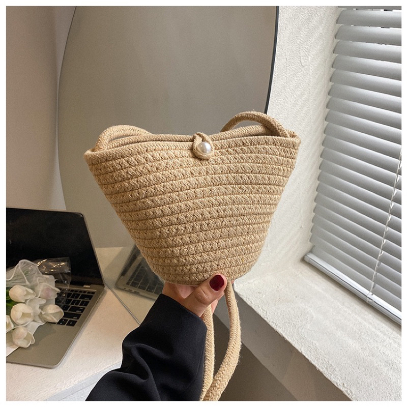 Túi xách cói đeo vai đi du lịch biển nàng thơ siêu xinh