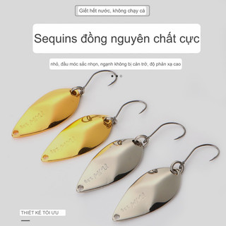Mồi thìa lượn spoon câu cá mương rô phi thiểu , mồi giả câu lure