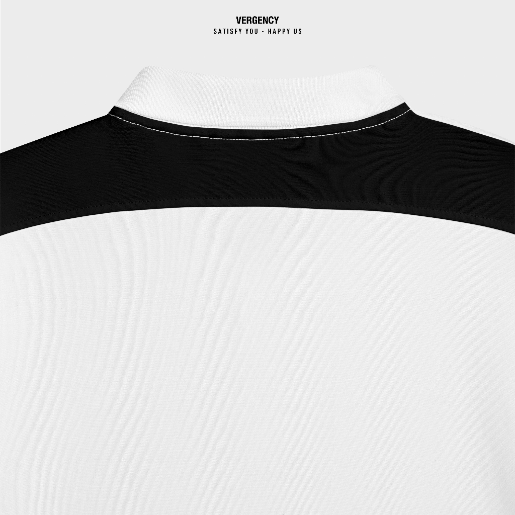 Áo polo Vergency nam nữ 015 Mix/ Gray, white