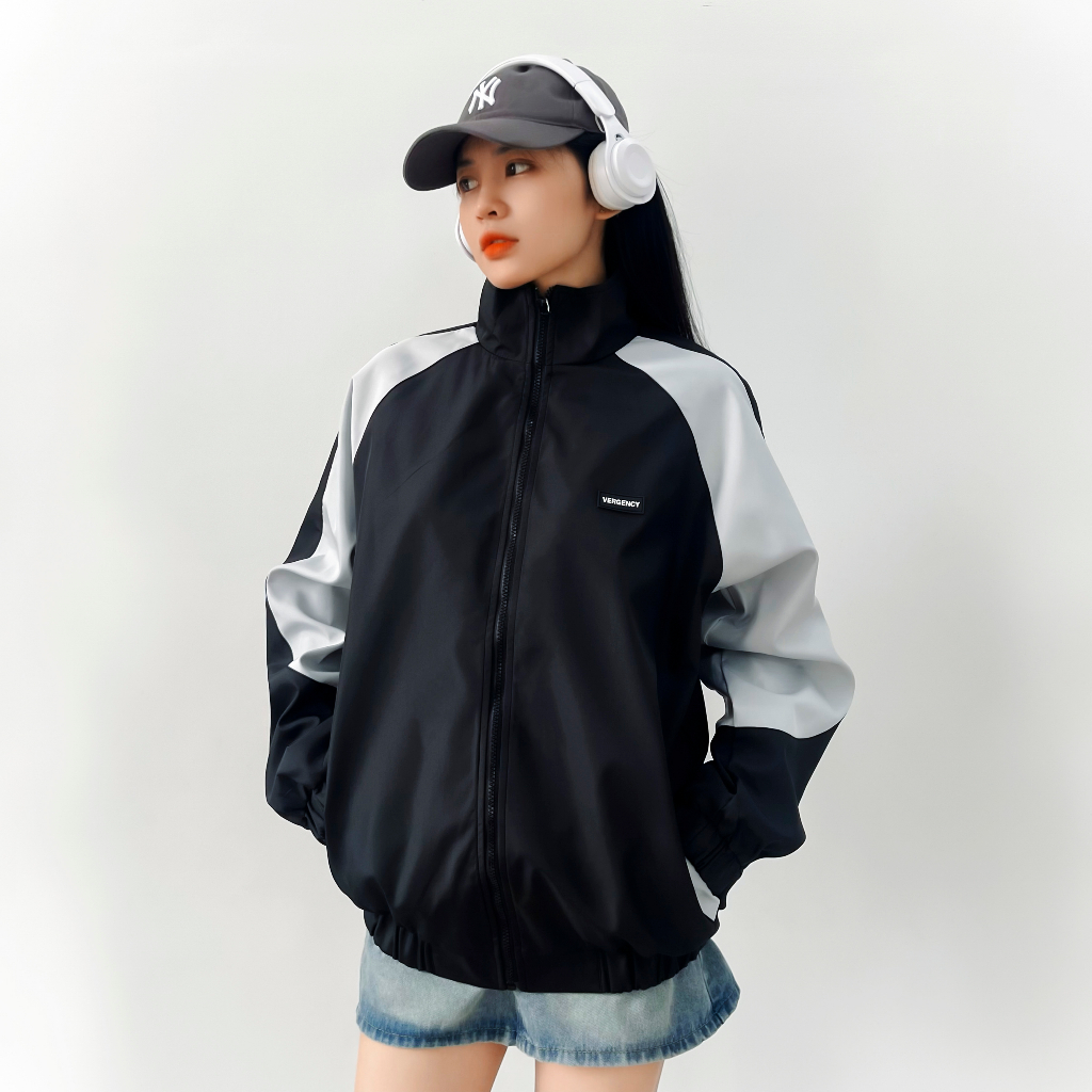 Áo jacket Vergency nam nữ Mix JK01/ Black