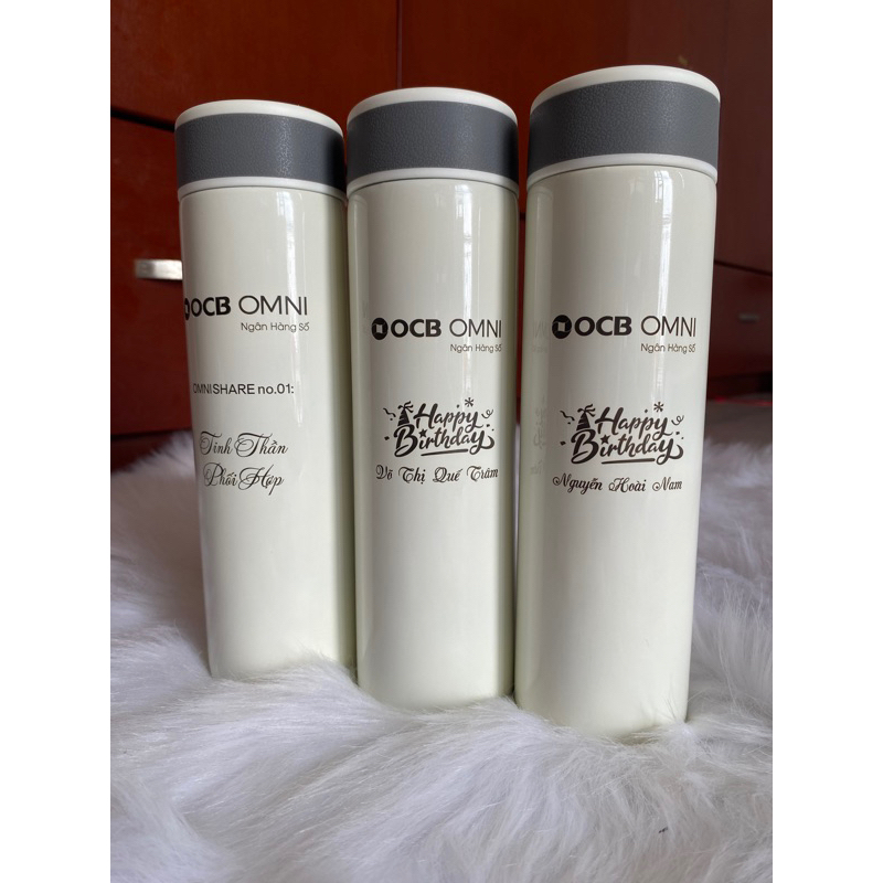 Combo Bình giữ nhiệt 316 và Bút ký khắc tên - Set quà đẹp, ý nghĩa dành tặng sếp, thầy cô, bạn bè người thân