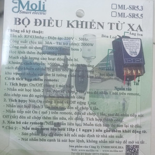 bộ điều khiển từ xa Moli