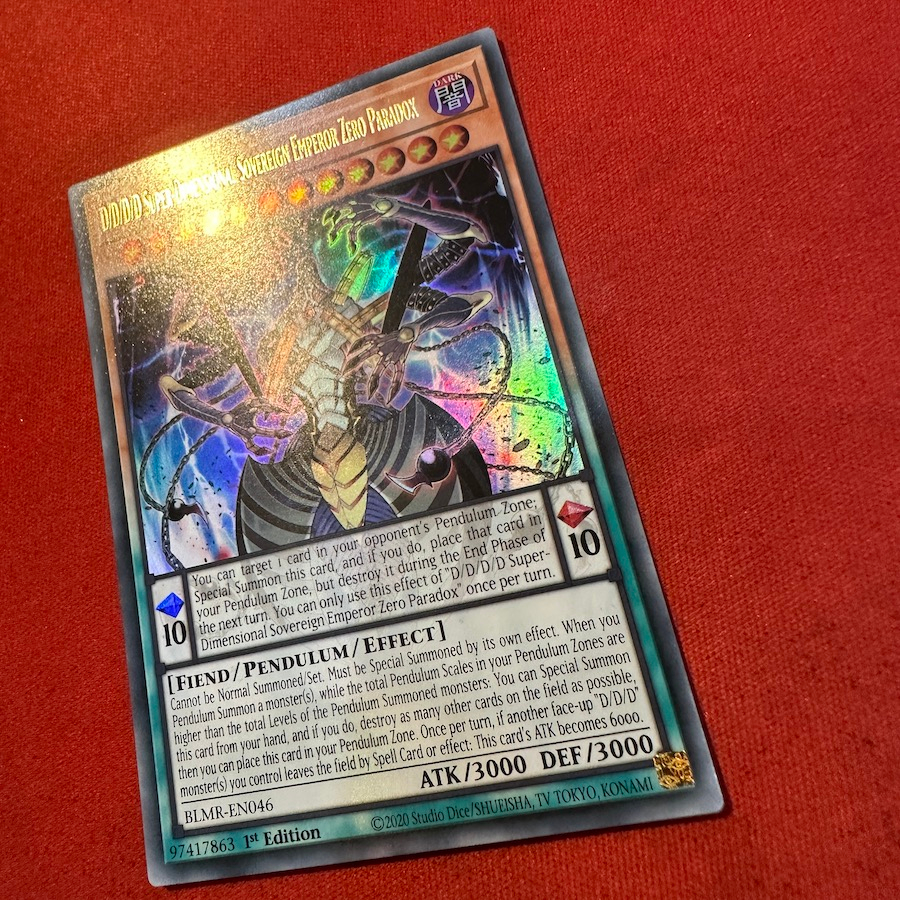 D/D/D/D Super-Dimensional Sovereign Emperor Zero Paradox