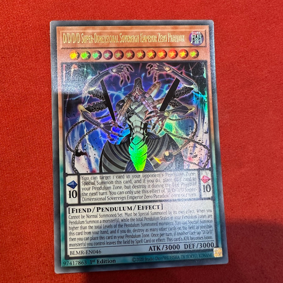 D/D/D/D Super-Dimensional Sovereign Emperor Zero Paradox