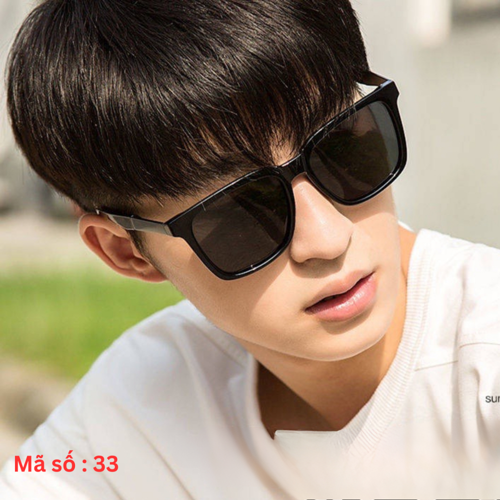 Kính mát nam nữ thời trang mắt râm tráng gương chống tia uv phong cách Hàn Quốc