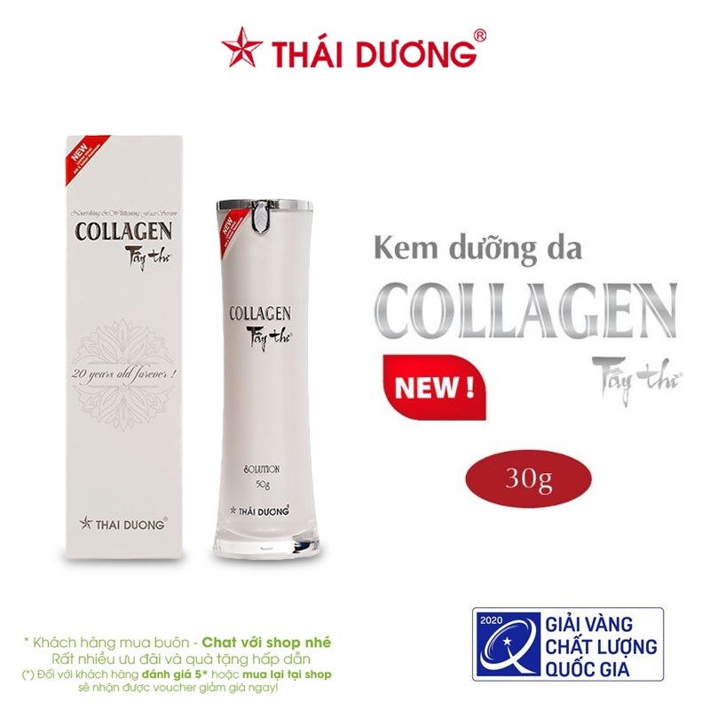 Kem dưỡng ban ngày Collagen Tây Thi 30g mẫu mới sản phẩm của Sao Thái Dương