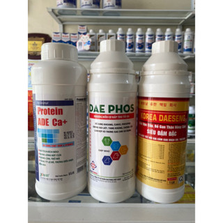 Bộ 3 lít nuôi gà Sung, Căng, đỏ, khoẻ ( gồm 1 lít protein ADE cao đạm + 1 lít canxxi+ 1 lít giải độc gan thận hồng sâm)