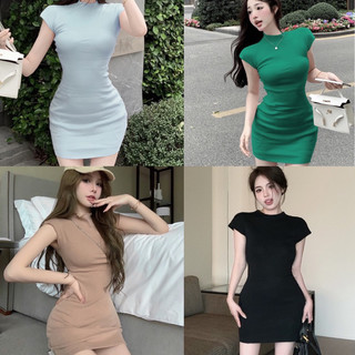 ĐẦM BODY GÂN TAY LIỀN