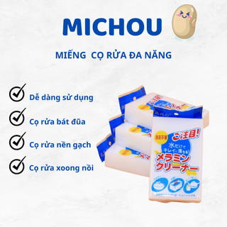 Bọt melamine làm sạch cọ rửa đa năng dễ sử dụng