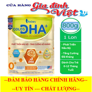 Sữa Colos DHA 1+_800g - Date Luôn Mới