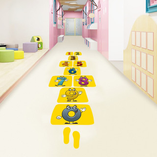 Decal chữ số,dán tường,sàn,trang trí phòng,lớp học,trò chơi cho bé/Decal,sticker,Hopscotch,Indoor game,Kid game
