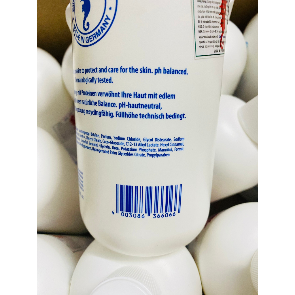 [CHÍNH HÃNG] Sữa tắm cá ngựa ALGEMARIN Đức CÓ VÒI 500ml