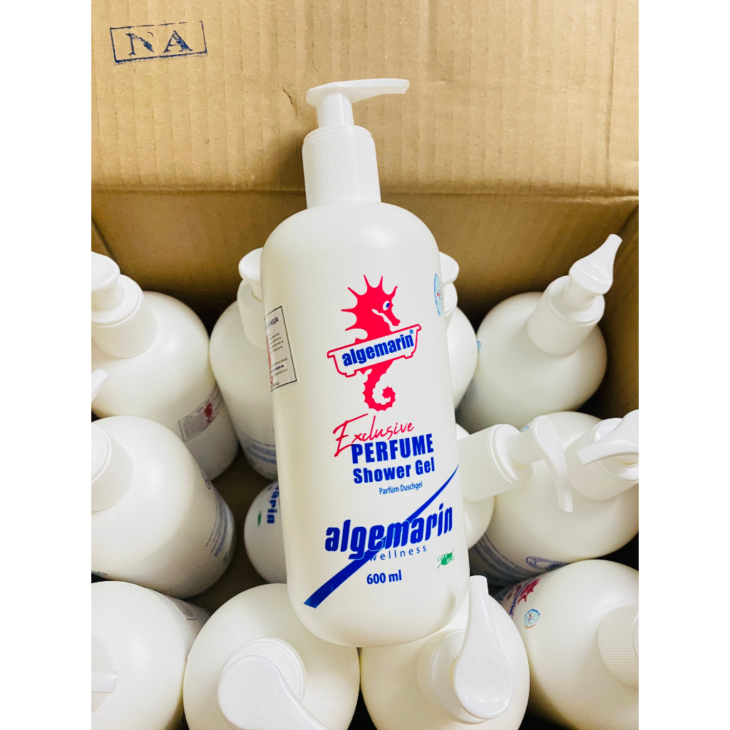 [CHÍNH HÃNG] Sữa tắm cá ngựa ALGEMARIN Đức CÓ VÒI 500ml