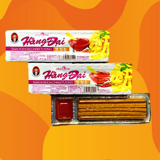 Snack khoai chấm tương hằng đại đồ ăn vặt cổng trường ngon giá rẻ