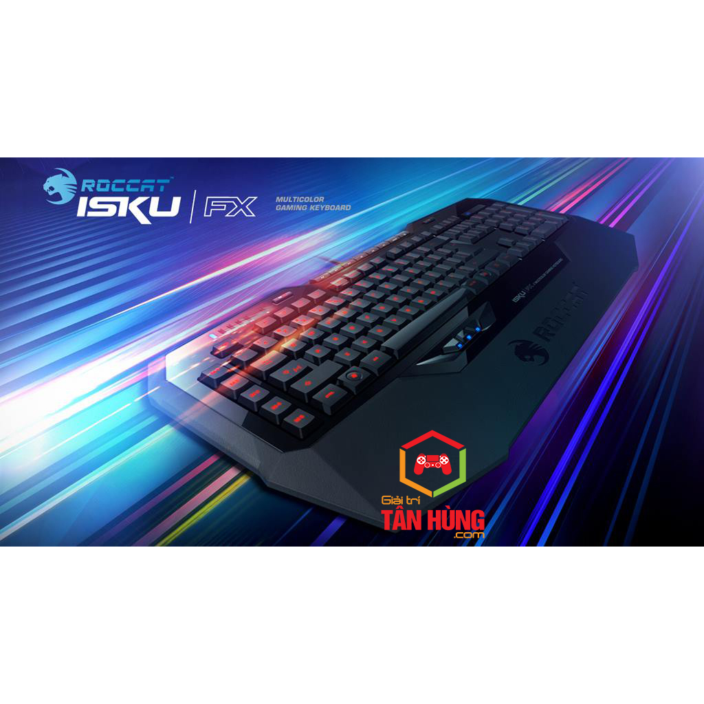 Bàn phím gaming Roccat Isku FX full led 16 triệu màu