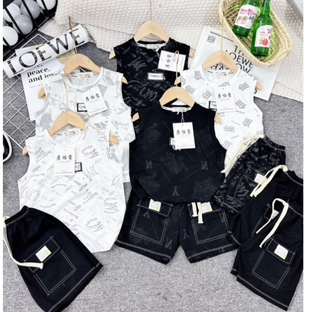 Bộ lạnh hàn siêu đẹp size nhỡ cho bé trai