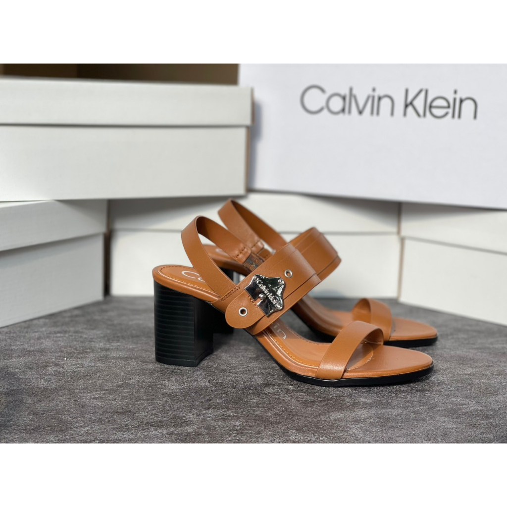 Giày Sandal Nữ Cao Gót Đế Đúc Siêu Nhẹ Quai Ngang