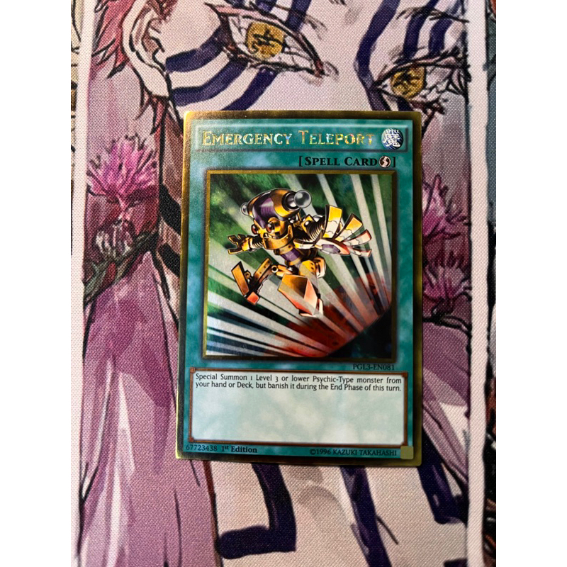 Thẻ bài Emergency Teleport - PGL3-EN081 - Gold Rare 1st Edition
