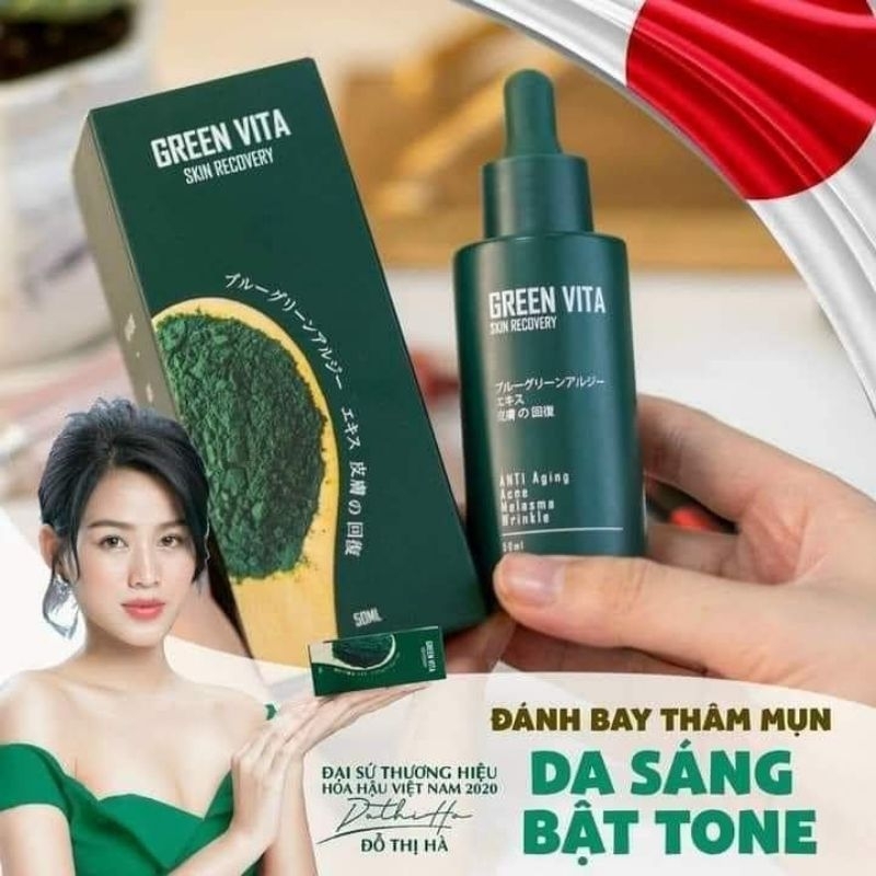 SERUM TÁI TẠO DA SIÊU VI TẢO GREENVITA- KIS22