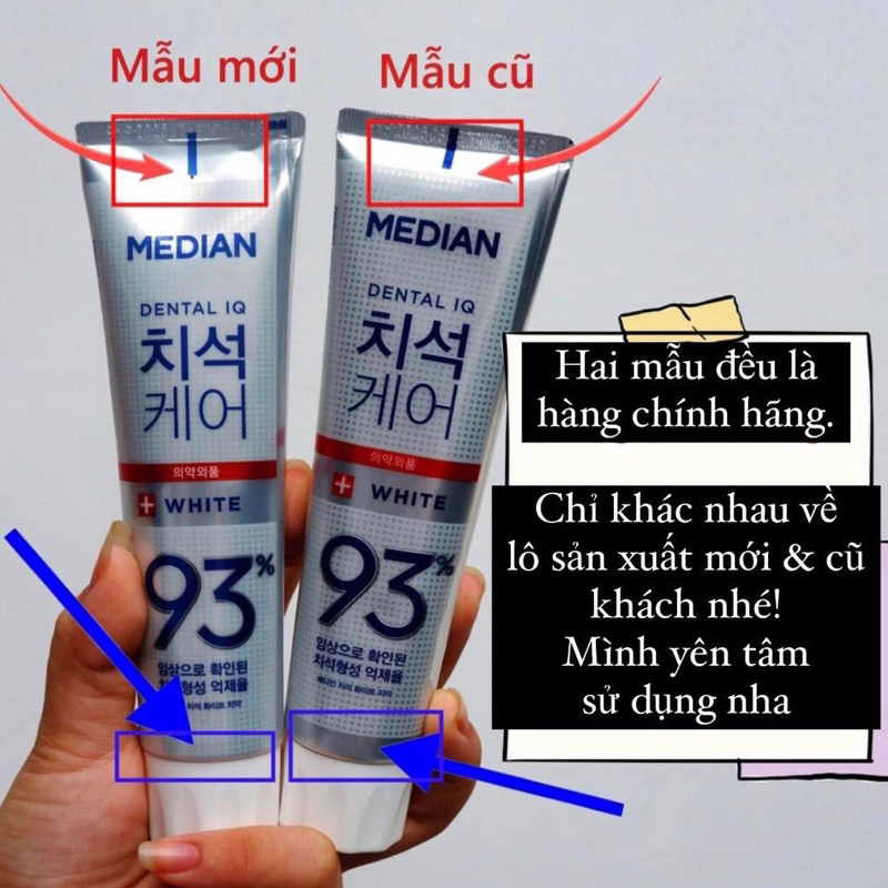 Kem đánh răng 93% Median.