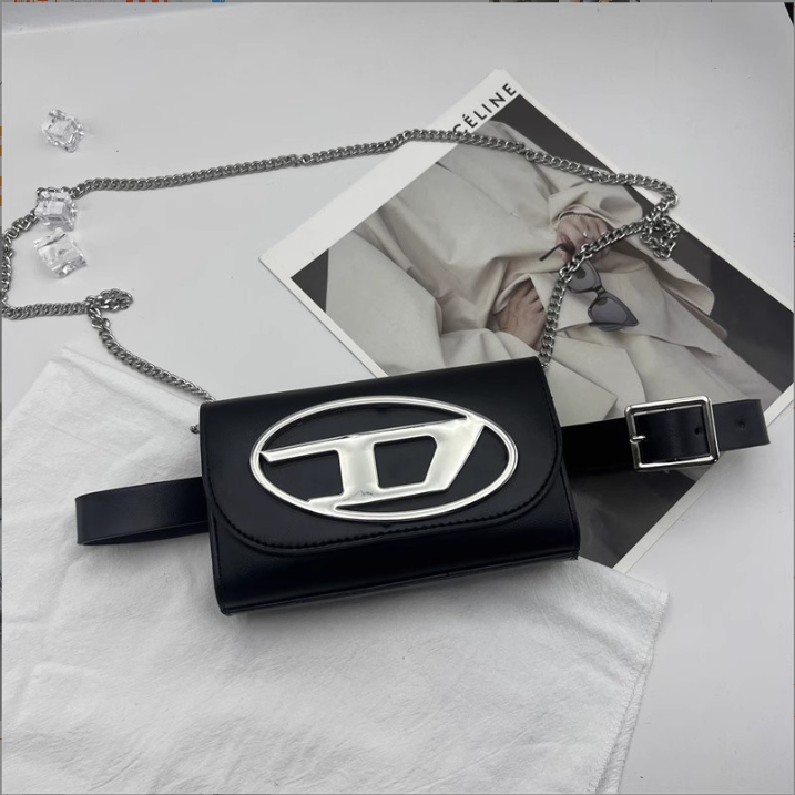 Túi xách nữ đeo thắt lưng kèm dây xích đeo chéo phong cách thể thao Capucha T333