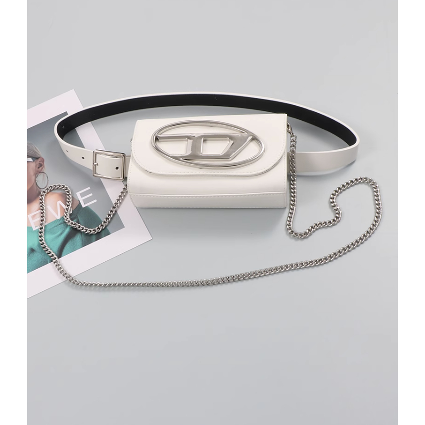 Túi xách nữ đeo thắt lưng kèm dây xích đeo chéo phong cách thể thao Capucha T333