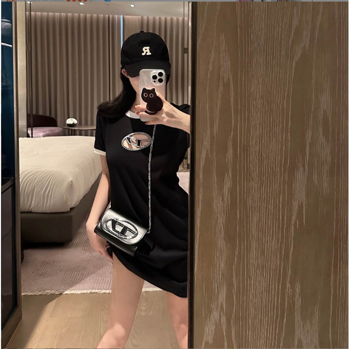 Túi xách nữ đeo thắt lưng kèm dây xích đeo chéo phong cách thể thao Capucha T333