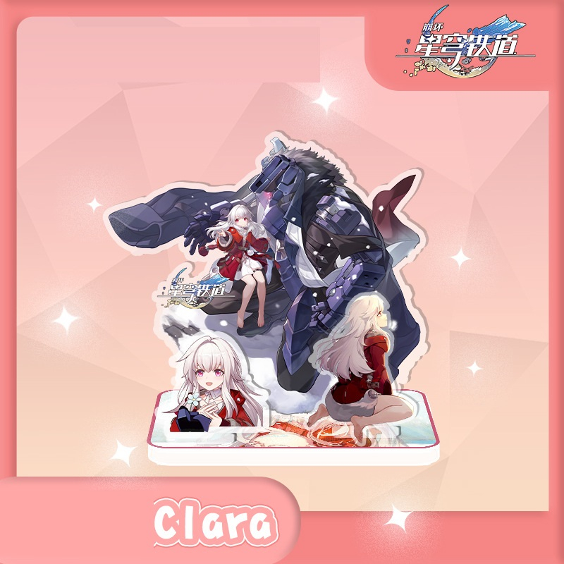 Mô hình Standee Honkai Star Rail | Mô hình 3 mảnh Acrylic Mica nhân vật Characters by Lilac Mood