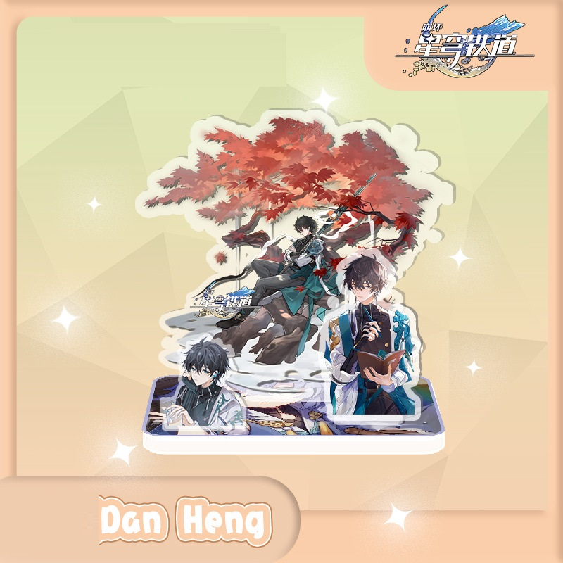Mô hình Standee Honkai Star Rail | Mô hình 3 mảnh Acrylic Mica nhân vật Characters by Lilac Mood