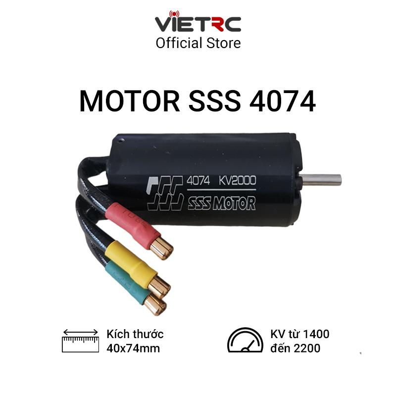 Động cơ không chổi than SSS 4074-2000KV / 4074-2200KV để chế tàu/cano điều khiển từ xa