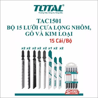 15 lưỡi cưa lọng kim loại, gỗ và nhôm total tac1501