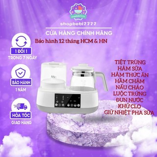 (chính hãng BH 12th) Máy tiệt trùng và hâm nước pha sữa đa năng điện tử Fatzbaby - Multimax 1 - FB9002SJ