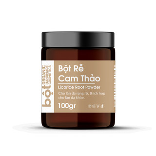 Bột Rễ Cam Thảo Nguyên Chất- 100gram - Bột Organic Handmade Cosmetics
