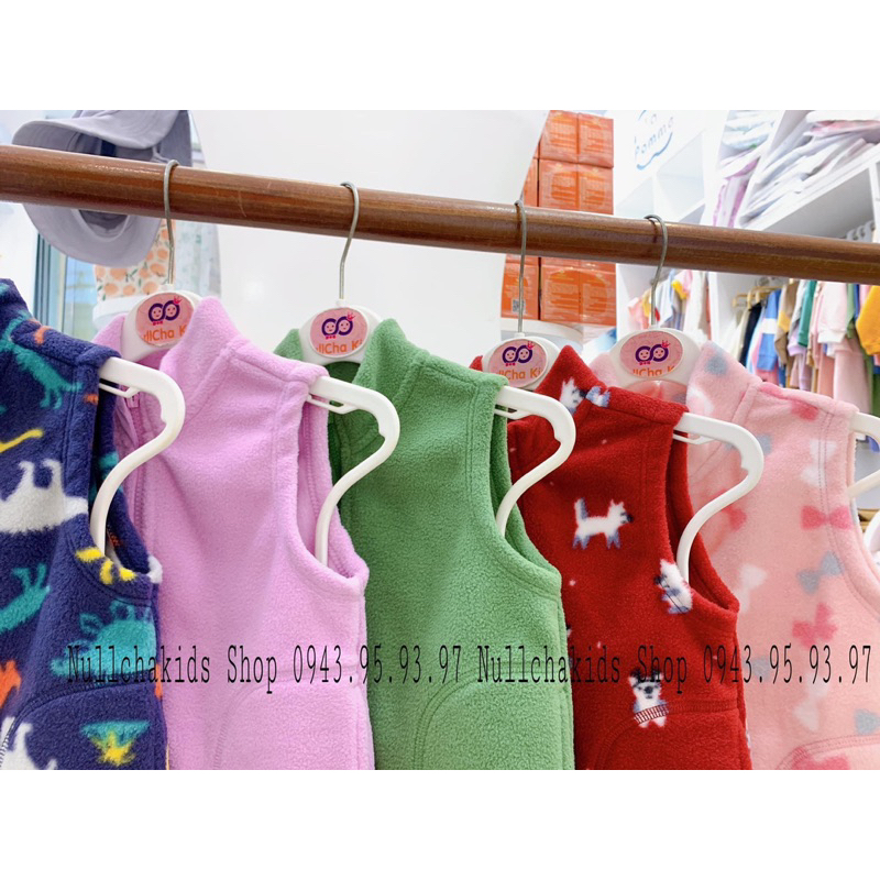 Ghile Nỉ Nhung Lullaby Kéo Khoá Cho Bé 1y-5y