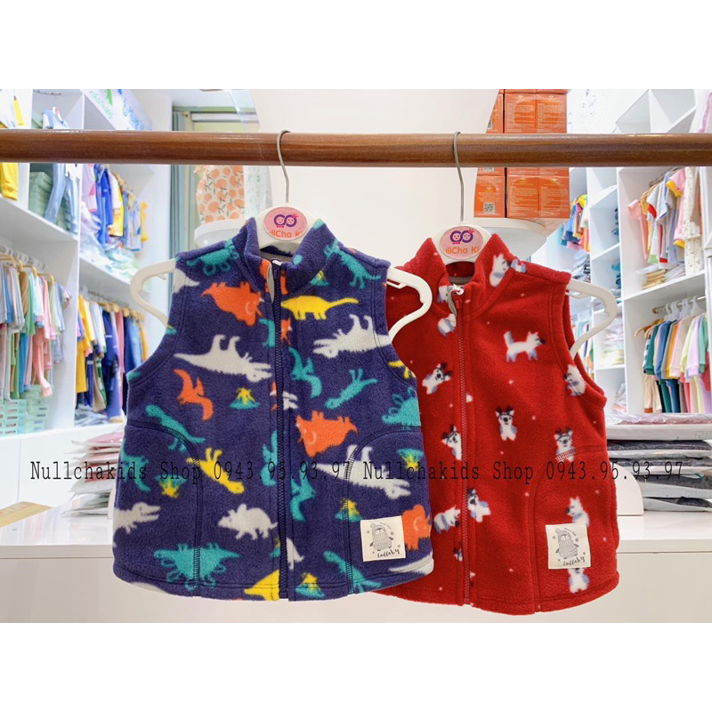 Ghile Nỉ Nhung Lullaby Kéo Khoá Cho Bé 1y-5y