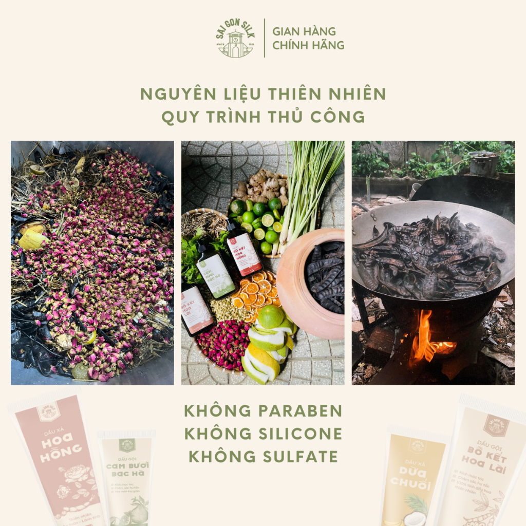 Sữa tắm Hoa Sen Saigon Silk chiết xuất hoa sen thiên nhiên, cấp ẩm, làm mịn da 500ml