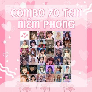 Combo 70 tem dán niêm phong ver lisa blackpink