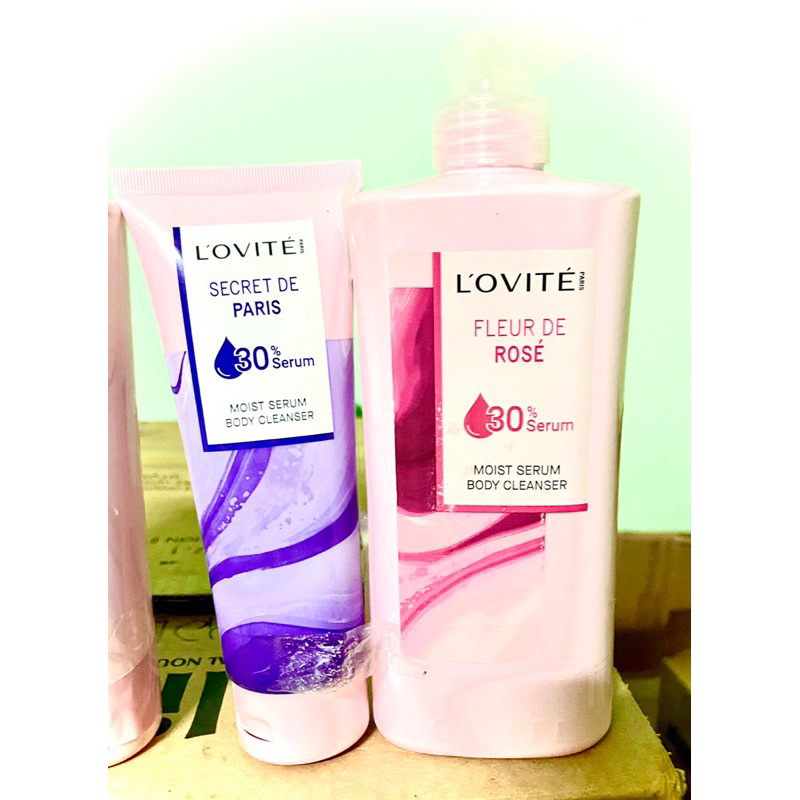 Sữa tắm dưỡng ẩm cao cấp LOVITE chứa 30% serum dưỡng da