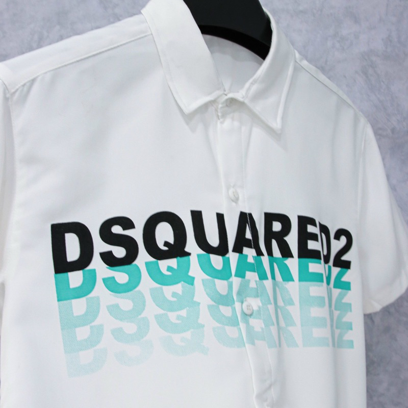 Áo sơ mi nam TAY NGẮN IN CHỮ CÁ TÍNH  SMTN