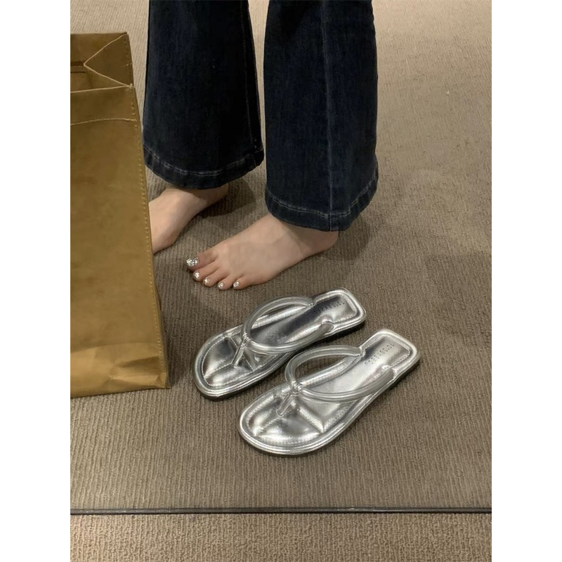 Dép kẹp trơn đi biển full box