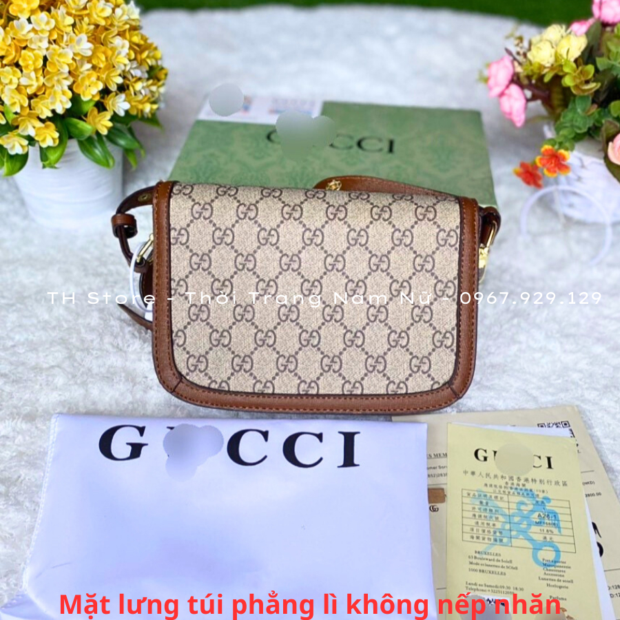 Túi xách nữ đeo chéo Gc hà hồ hàng full box , Túi đeo vai kẹp nách guci xịn phong cách thời trang hiện đại TH Store