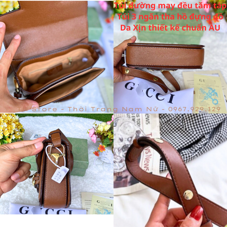 Túi xách nữ đeo chéo Gc hà hồ hàng full box , Túi đeo vai kẹp nách guci xịn phong cách thời trang hiện đại TH Store