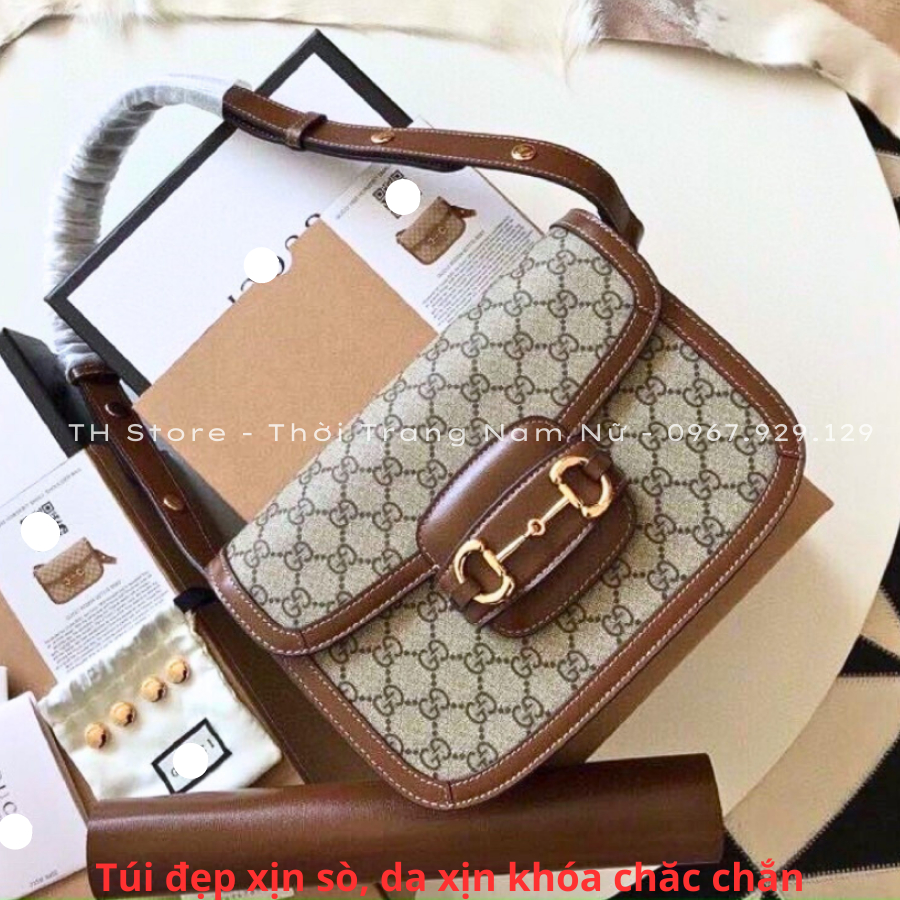 Túi xách nữ đeo chéo Gc hà hồ hàng full box , Túi đeo vai kẹp nách guci xịn phong cách thời trang hiện đại TH Store